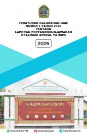 PERATURAN KALURAHAN GARI NO 1 TAHUN 2026